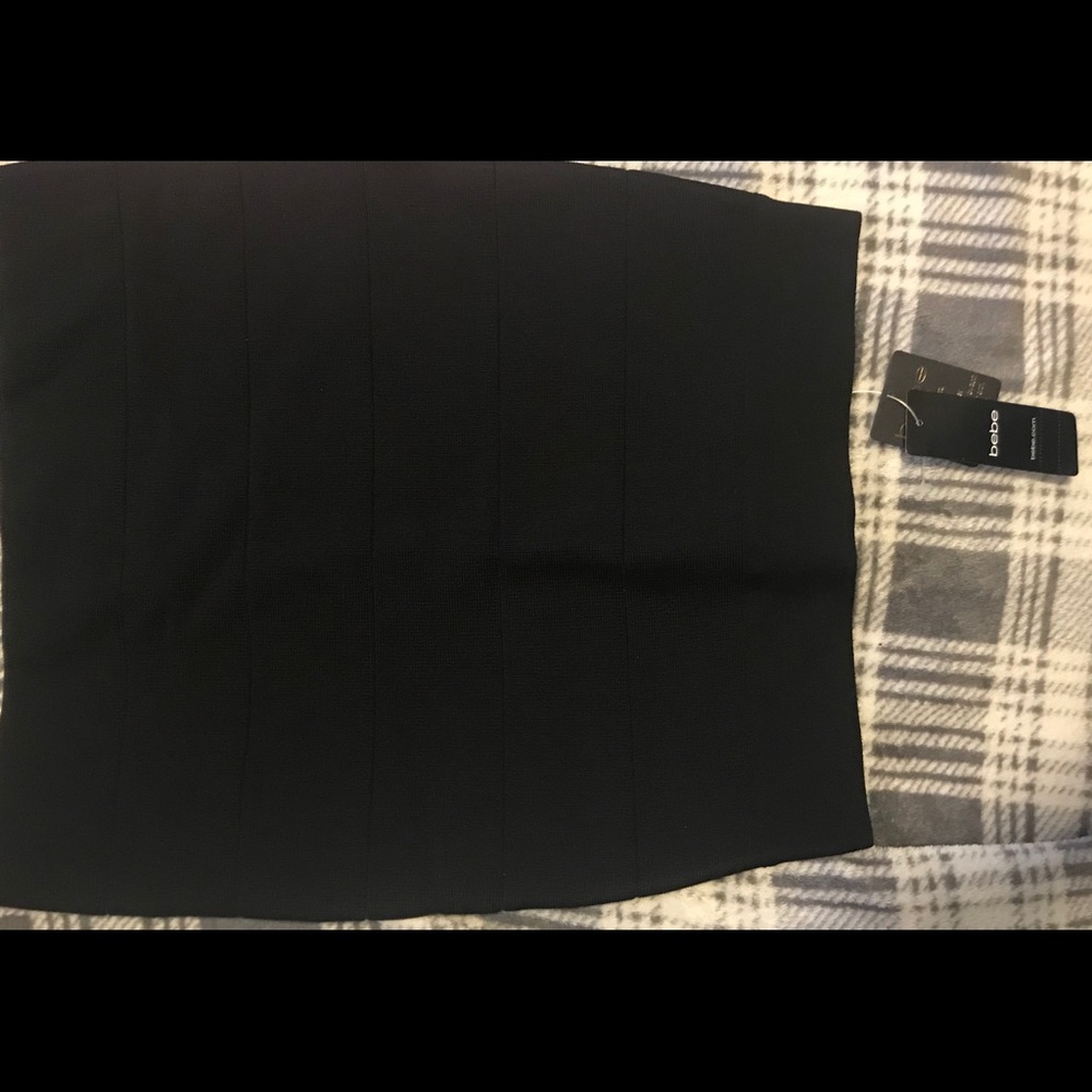 BEBE Bandage Solid Skirt